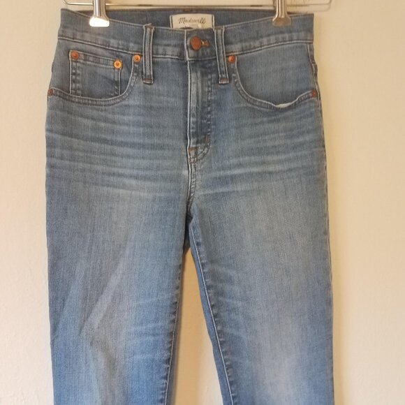 Madewell Cali Demi-Boot Jeans Women’s 25 Mid Rise Medium Wash - Picture 3 of 9